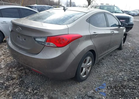 2013 Hyundai Elantra Gls z USA, uszkodzony, nr VIN 5NPDH4AE9DH294986